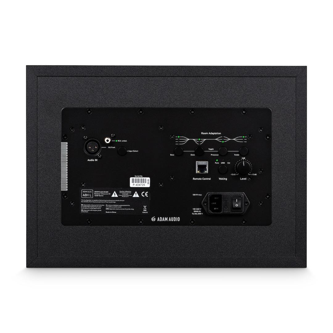 A8H-A Side - Nearfield/Midfield Monitor, 3-way, 8" woofer