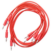Braided Eurorack Patch Cables 60cm (5 pcs) RED