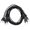 Braided Eurorack Patch Cables 90cm (5 pcs) Black