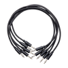 Braided Eurorack Patch Cables 20cm (5 pcs) Black