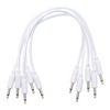 Braided Eurorack Patch Cables 20cm (5 pcs) White