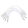 Braided Eurorack Patch Cables 10cm (5 pcs) White