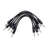 Braided Eurorack Patch Cables 10cm (5 pcs) Black