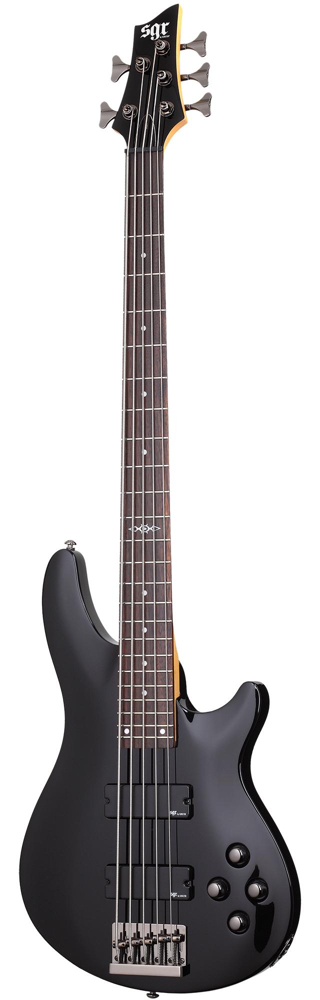 3824 C-5 BASS SGR BY SCHECTER  BLK