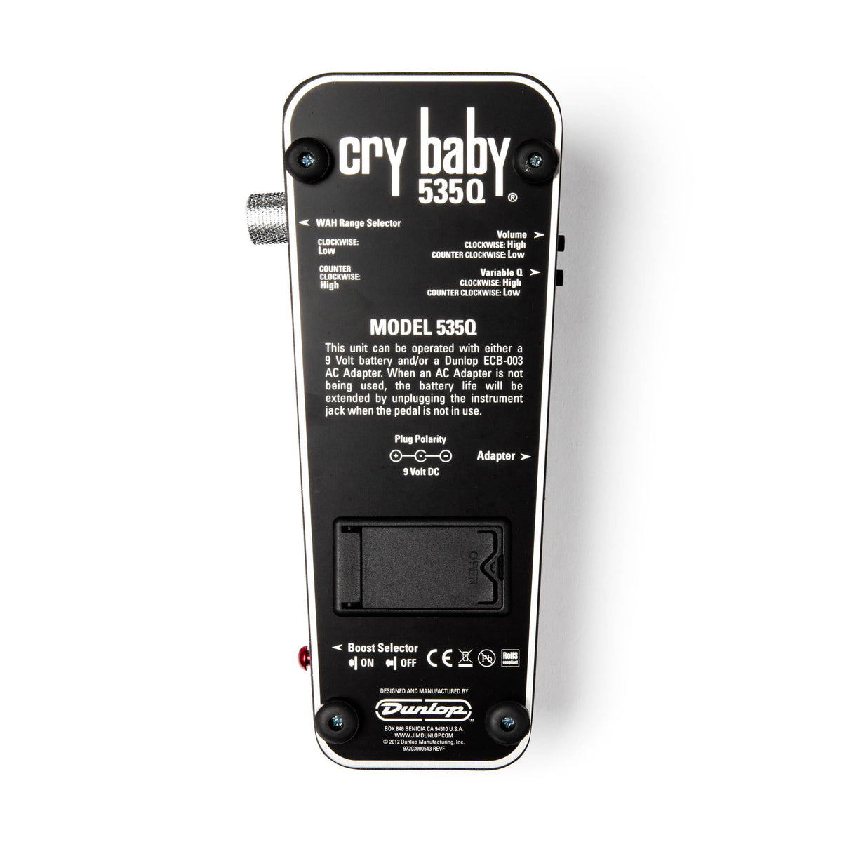 535Q-B CRY BABY MULTI-WAH (BLACK)