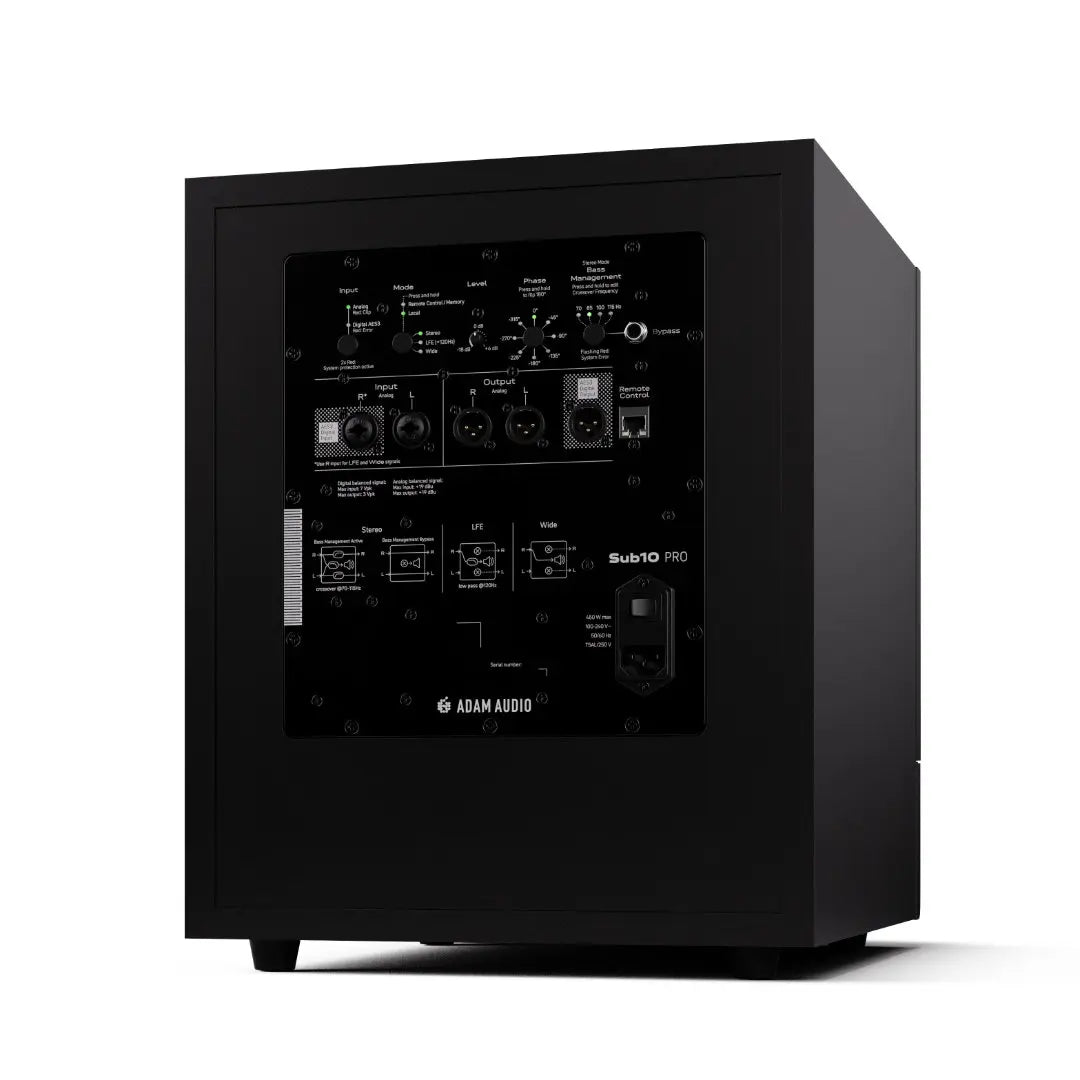 ADAM Audio Sub10 PRO active studio subwoofer – alternate product photo 2