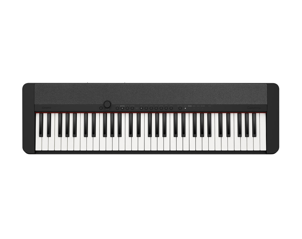 CT-S1 Casiotone Series Keyboard, Black (Adaptor Included)