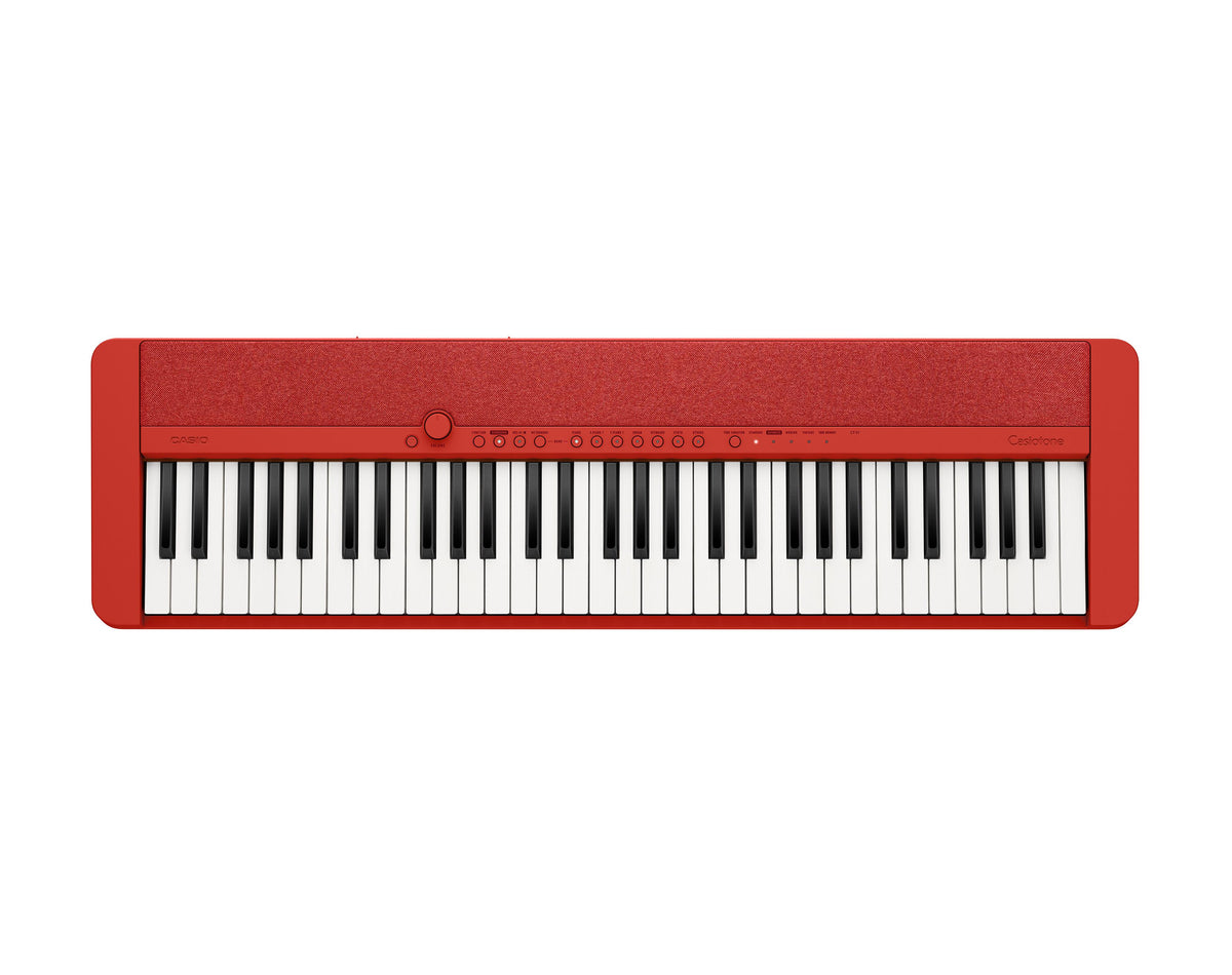 CT-S1Casiotone Series Keyboard, Red (Adaptor Included)