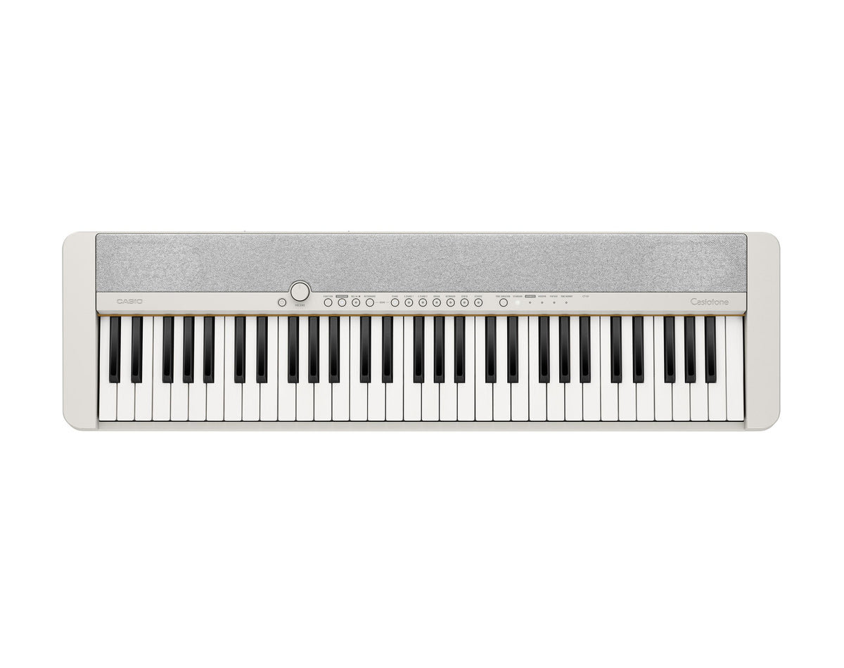 CT-S1Casiotone Series Keyboard, White (Adaptor Included)