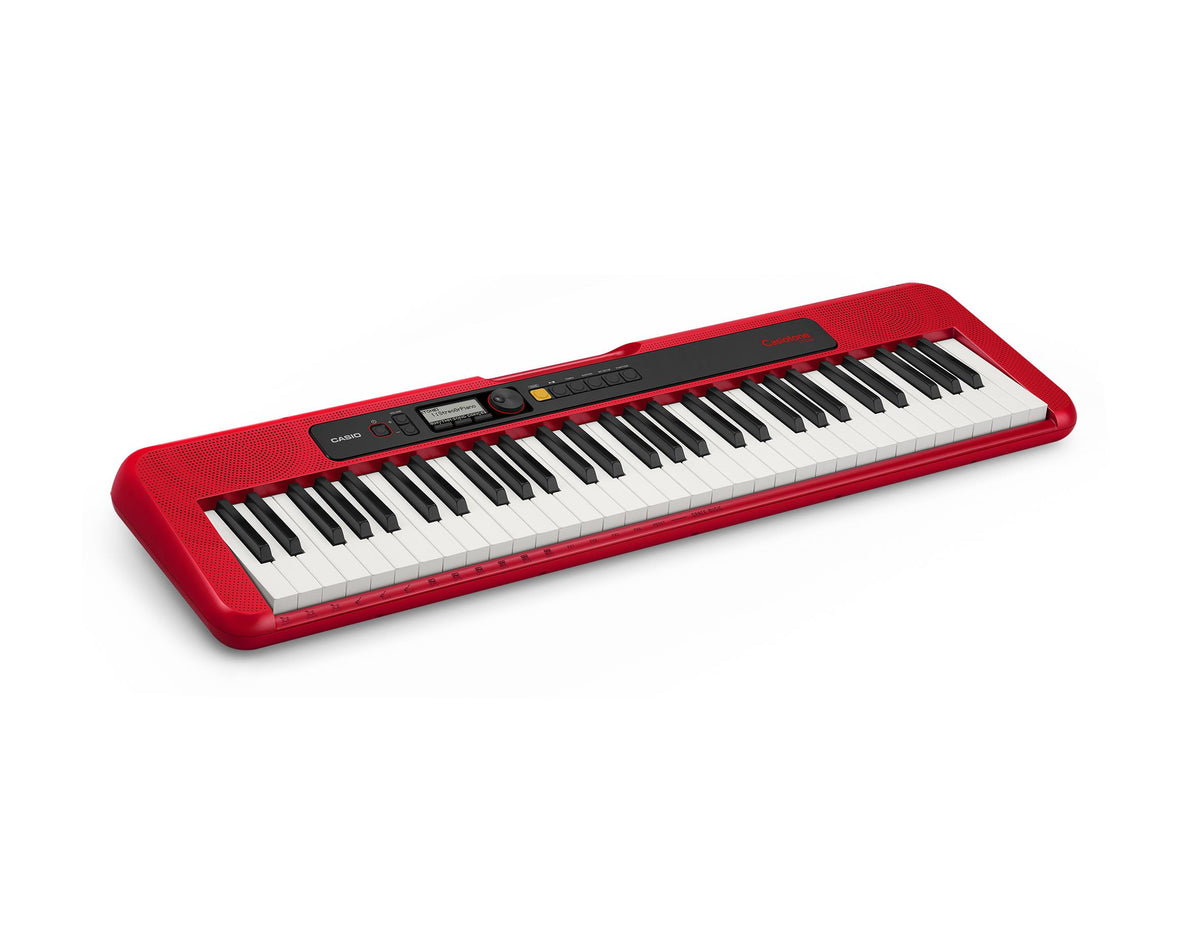 CT-S200 Casiotone Series Keyboard, Red (Adaptor Included)