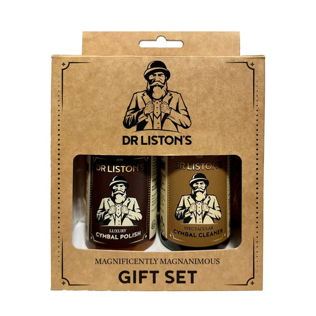 GIFT SET / CYMBAL CLEANER, CYMBAL POLISH & CLOTH 2 X 150ML