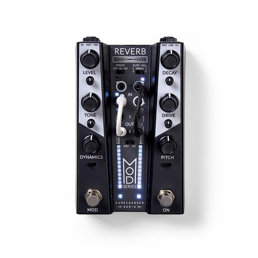 AUTO REVERB Pitch and Dynamics Responsive Reverb Pedal