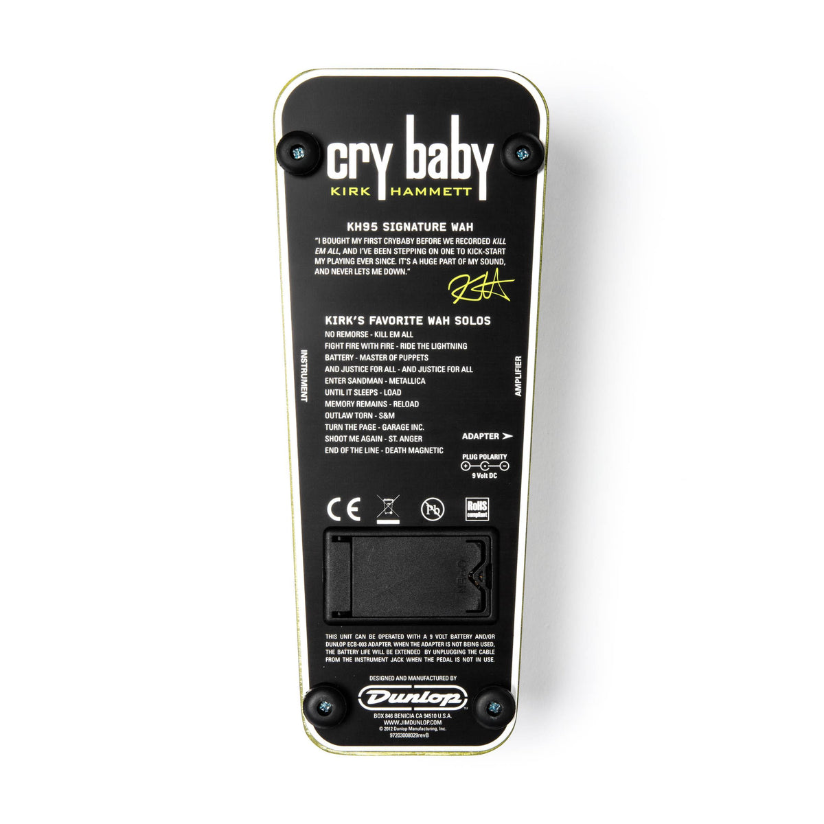 KH95 KIRK HAMMETT CRY BABY WAH