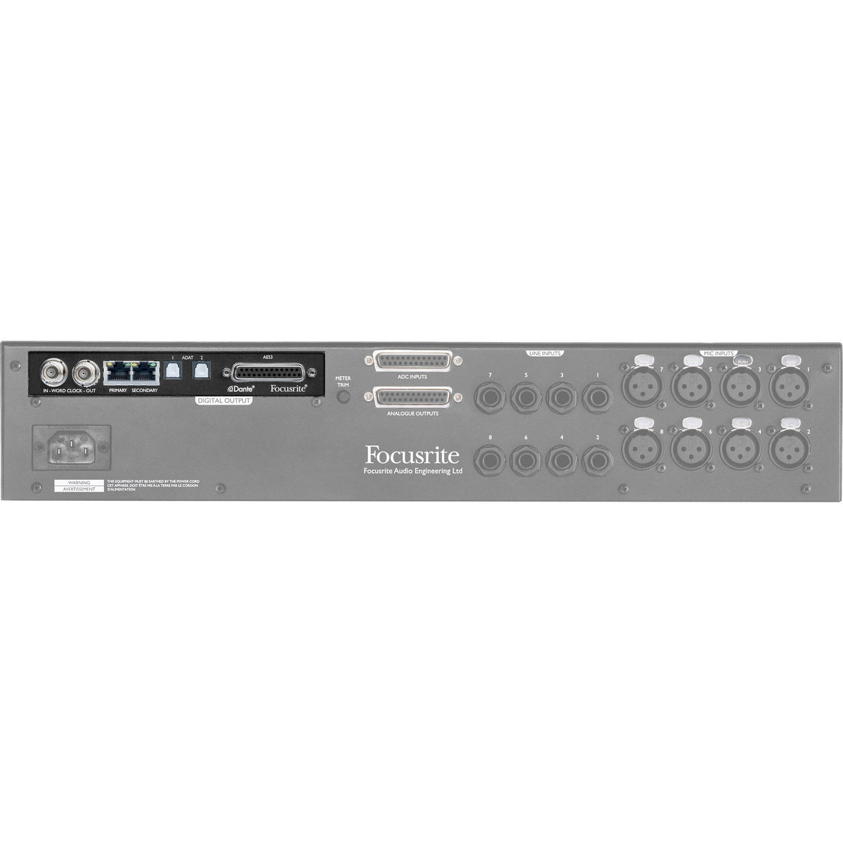 ISA ADN8 8 Channel Expansion Card with Dante