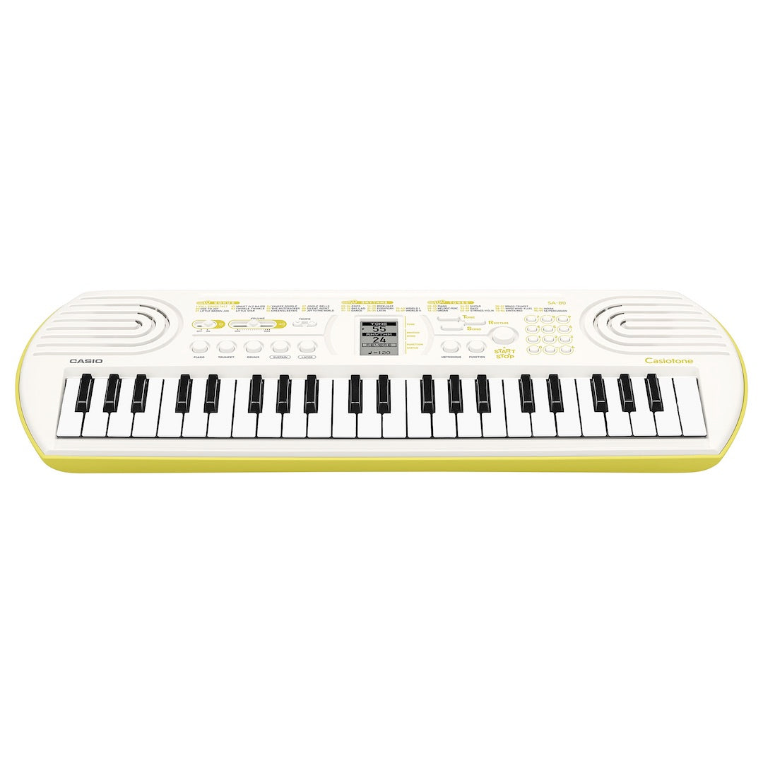 SA-80 Mini Size Keyboard with Mini Keys (Green/White). Adaptor not included